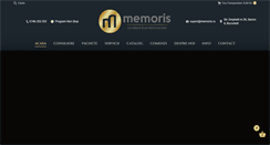 Desktop Screenshot of memoris.ro